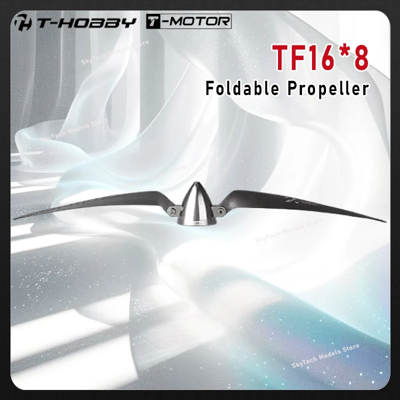 

T-MOTOR T-HOBBY TF16*8 Foldable Propeller High-Efficiency CW/CCW Pair with Adapter for RC FPV Glider Fixed-Wing Multi-Rotor