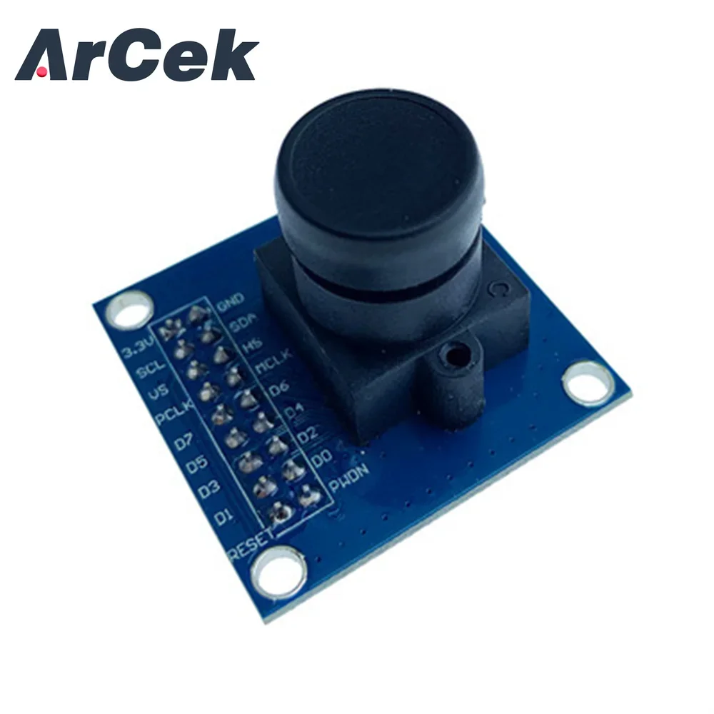 OV7670 Camera Module Supports VGA CIF Auto Exposure Control Display Active I2C Interface Size 640X480 for Arduino DIY Kit