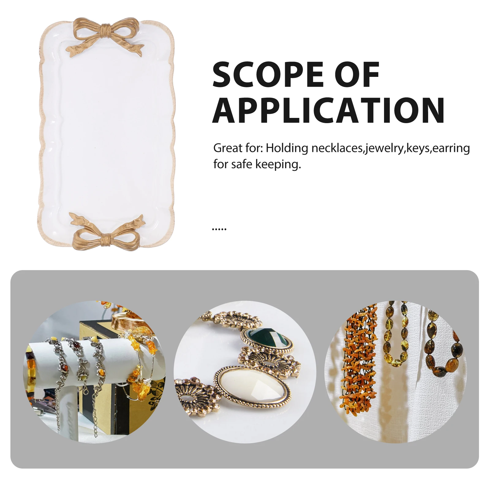 الرجعية القوس علبة مجوهرات طبق تقديم الحلوى رسمت باليد معكرون مادة الراتنج اكسسوارات الديكور المنزل تخزين كعكة وجبة خفيفة عيد الحب