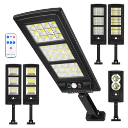 Powerful LED Solar Lights Outdoor Garden Street Light With Motion Sensor and Waterproof Solar Wall Light for Garage Floodlight