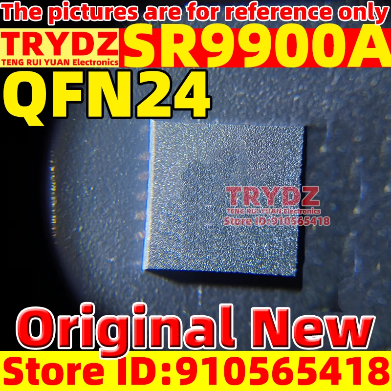 10-1pcs Original New SR9900A QFN24 USB 2.0 100M Ethernet Controller Chip IC