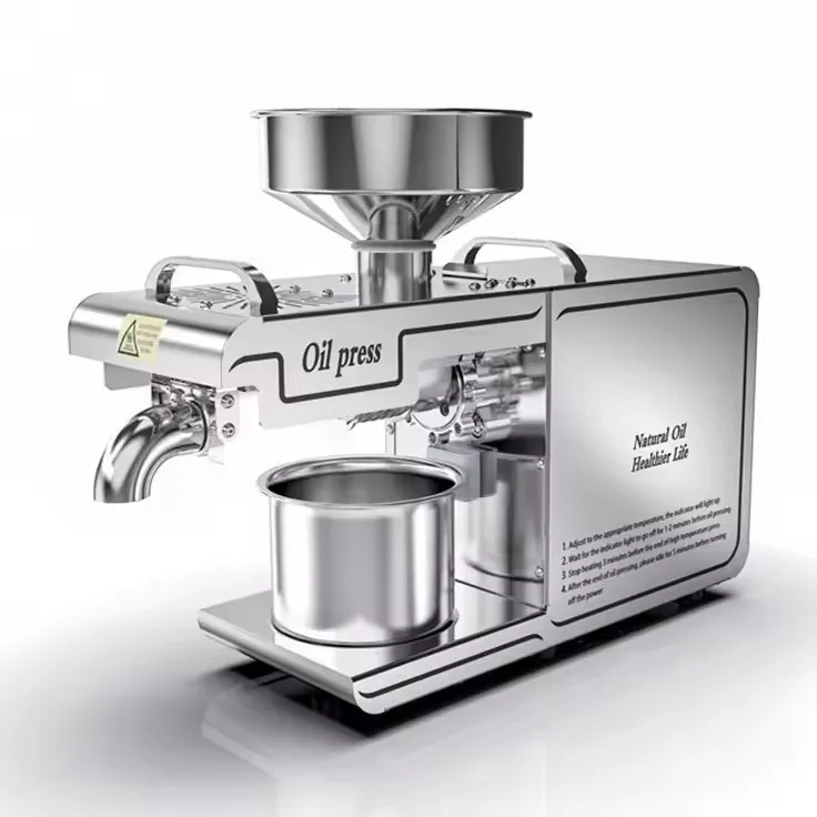 Automatic 4-6 Kg/H Cocoa Cold Oil Press Machine Oil Making Processing Machine Sesame Edible Oils Presser Machines