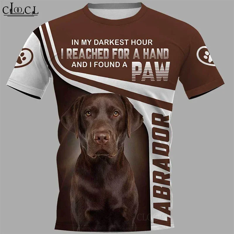 

HX 2021 Newest Popular Labrador T Shirt 3D Print Fashion Harajuku Streetwear Pullover Tops Oversized Clothes Drop Shipping