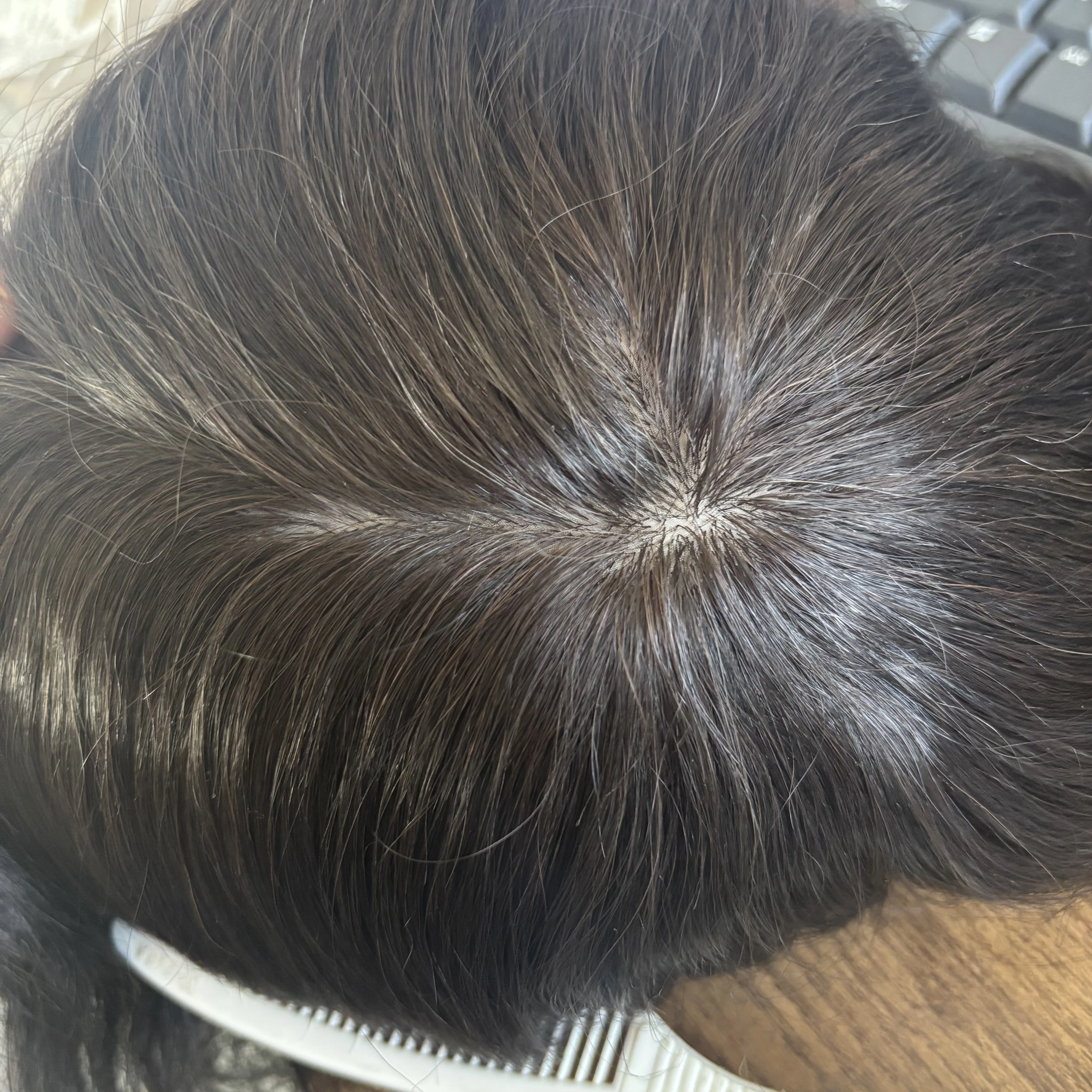 ابيض عقدة الحرير العلوي الدانتيل الجبهة رجل أوروبي الباروكات شعري طبيعي مستقيم متموج سوبر دائم سهلة ارتداء الرجال الشعر المستعار الراحة