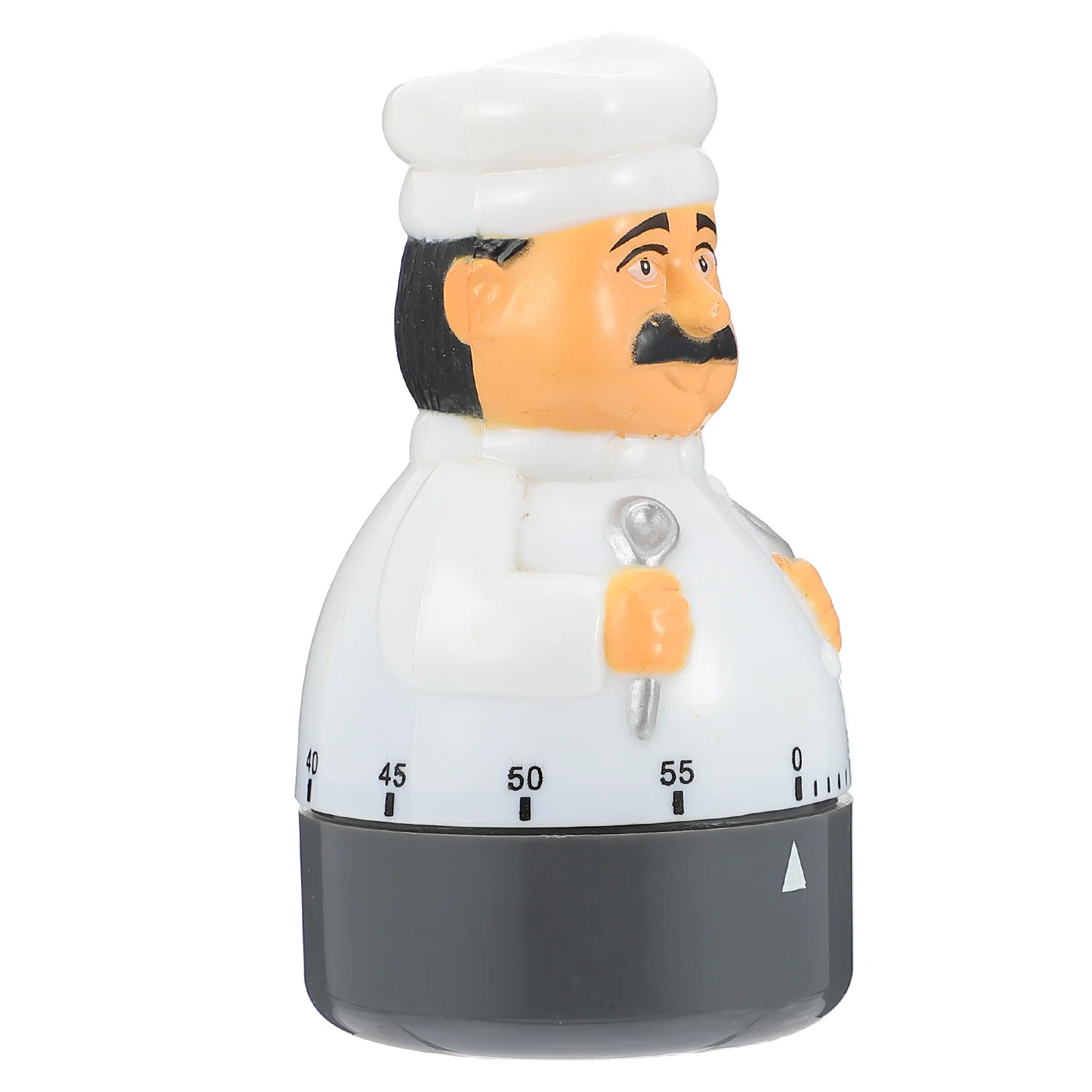 

Multipurpose Kitchen Timer Lovely Chef Shape ABS Material Cartoon Mechanical Cooking Time Manager Kitchen Timer
