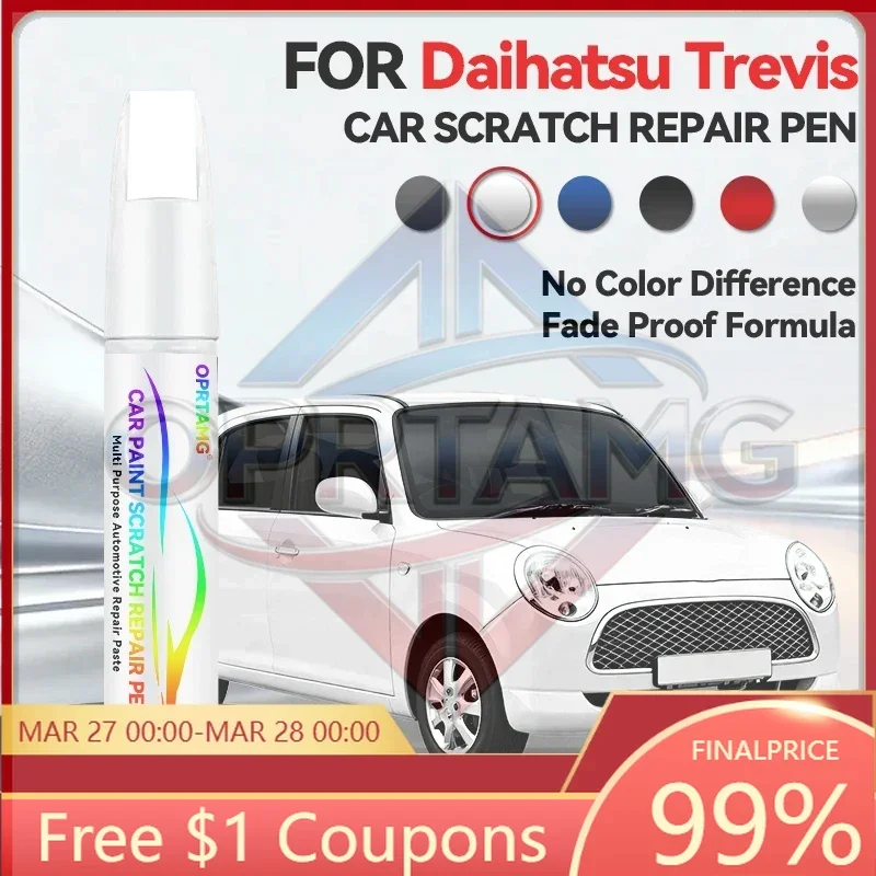 

CFor Daihatsu Trevis Car Paint Repair Pen Touch Up Scratch Remover DIY Auto Accessories Black White Green Silver Ora Car Sticker