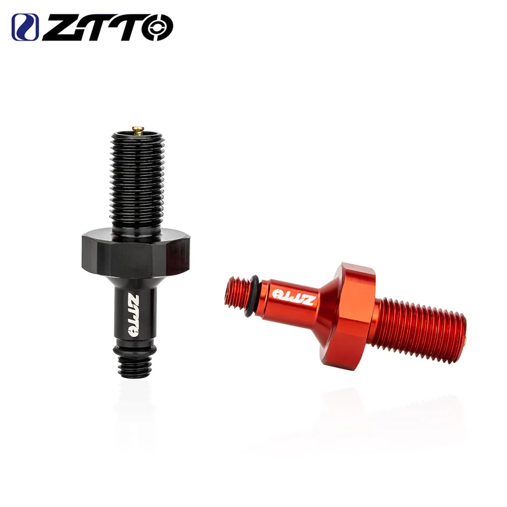 Adaptador de Válvula de Ar para Amortecedor Traseiro de Bicicleta ZTTO em Liga de Alumínio para MTB, Compatível com Válvulas de Ar de Suspensão Rockshox Monarch MARZO