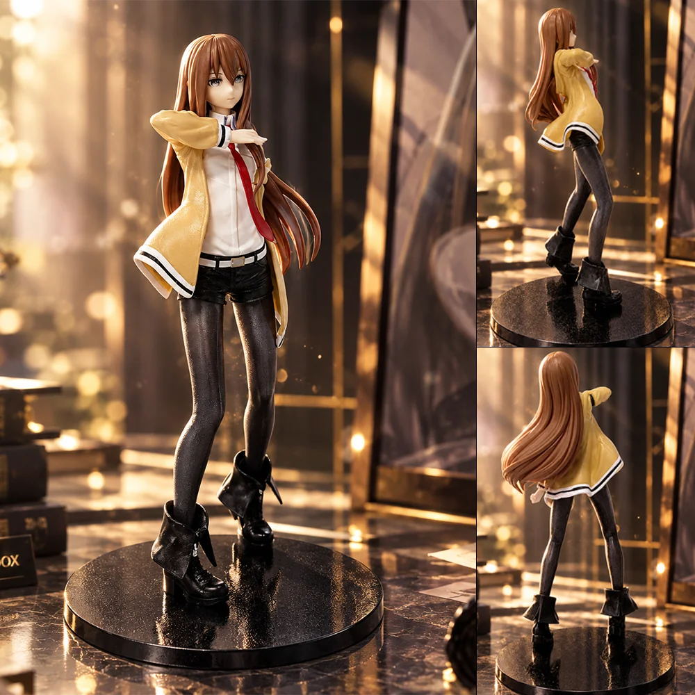 1pc Anime Steins Gate Makise Kurisu Figure Action Figures Pvc Statue Desktop Ornament Car Decoration Collection Model Toys Gifts