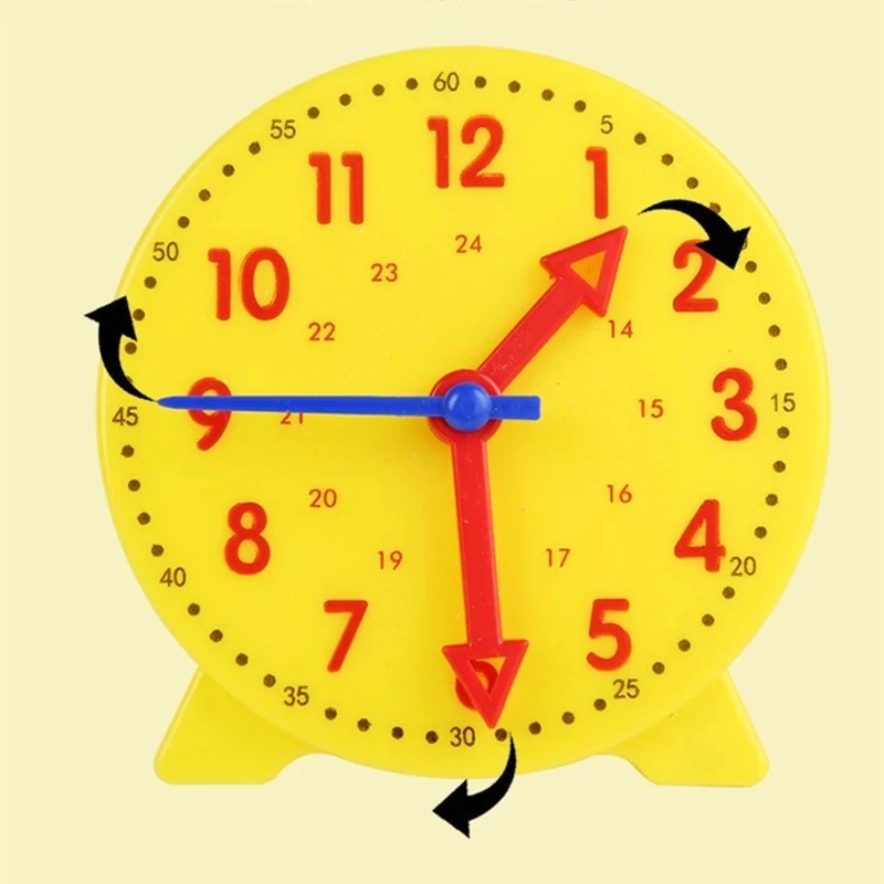 Telling Time Teaching Clock Activities Set Educational Toy Helps Kids Learn to Tell Time Homeschool Supplies Kindergartner Toy