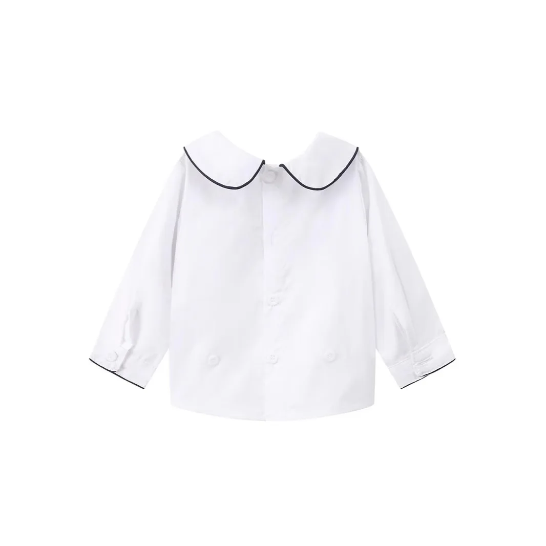 2026 طفل الفتيان المطرزة المراكب الشراعية تسخير دعوى مجموعة قمصان قصيرة قطعتين الزي الإسبانية طفل حفل زفاف وعيد ميلاد مجموعات