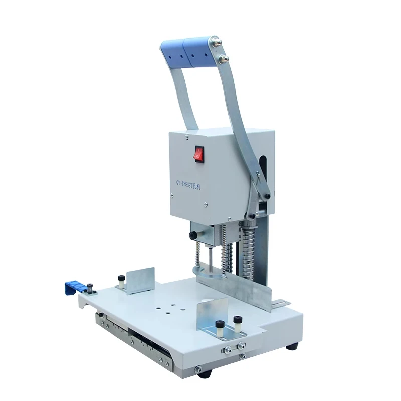 QY-T88S Electric punching machine 5CM thick A4 binder 4 holes hole spacing 80 6 holes 9 holes drilling machine aperture 3-8MM