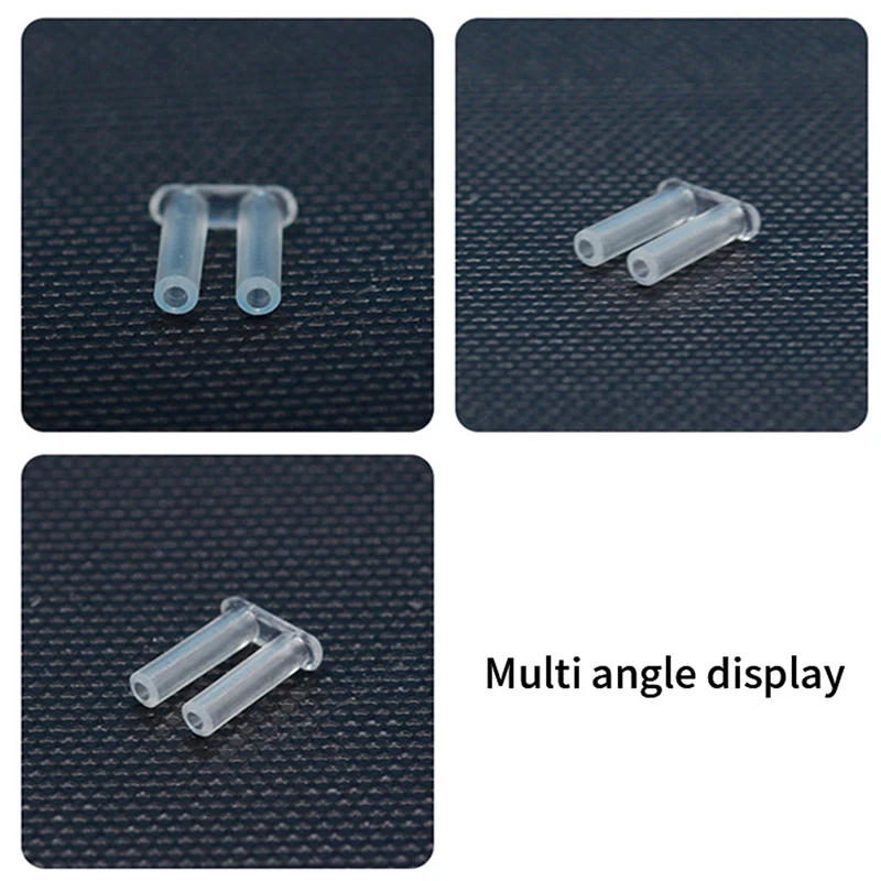 100 ชิ้น/ชุด จุกยางคู่สำหรับแว่นตาไร้กรอบ อะไหล่สำหรับแว่นสายตา อุปกรณ์เสริมสำหรับแว่นตา