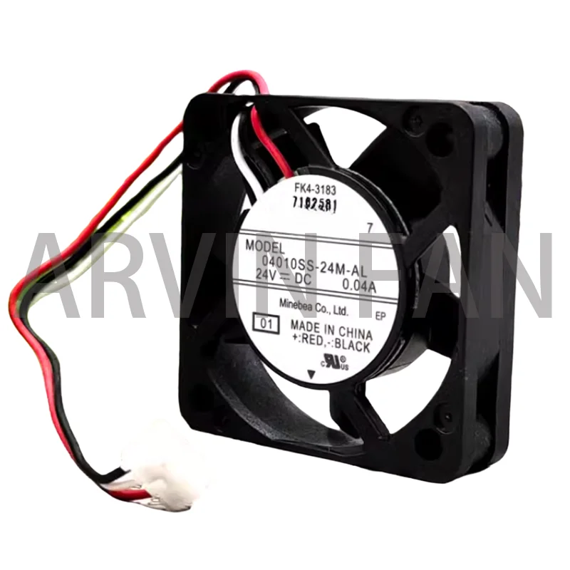 04010SS-24M-AL 4010 24V 0.04A 40mm 40*40*10mm Silent Quiet Axial Mini Cooling Fan