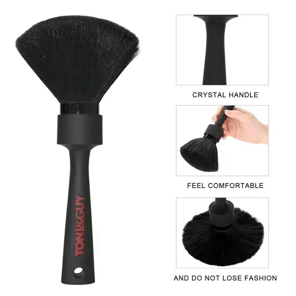 

Barber Soft Hairbrush Neck Brush Professional Salon Facial Hair Cleaning Brush Hairdressing Broken Hair Duster Haircut Tools