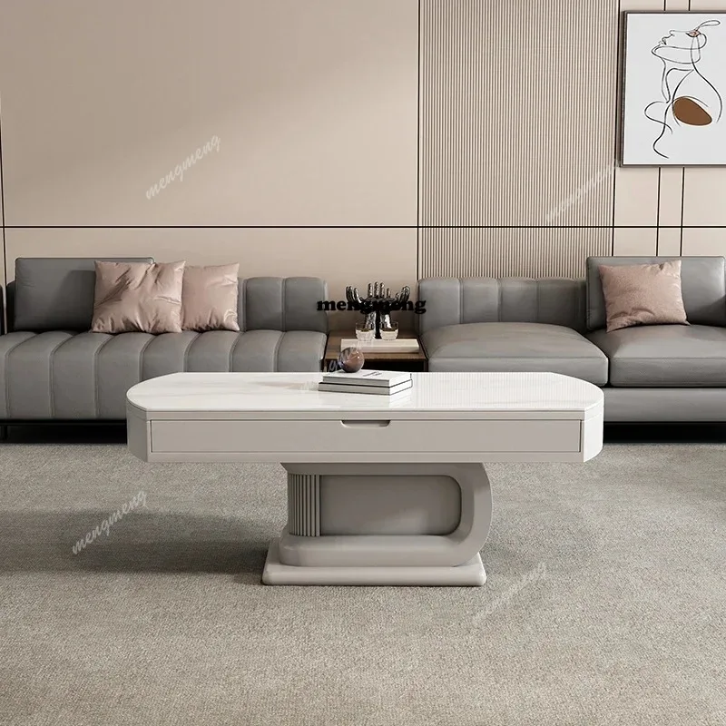 

Выдвижной журнальный столик с лифтом, многофункциональный журнальный столик для салона в скандинавском стиле, складная роскошная белая мебель Mesa De Centro Sala