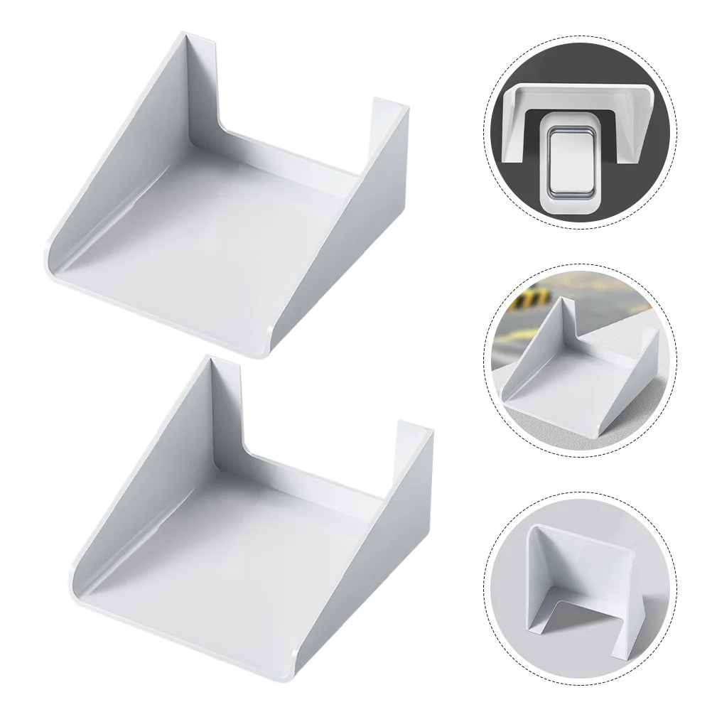 4 Pcs Doorbell Waterproof Cover Weatherproof Outdoor Rain Protective Switch Plastic White Rainproof