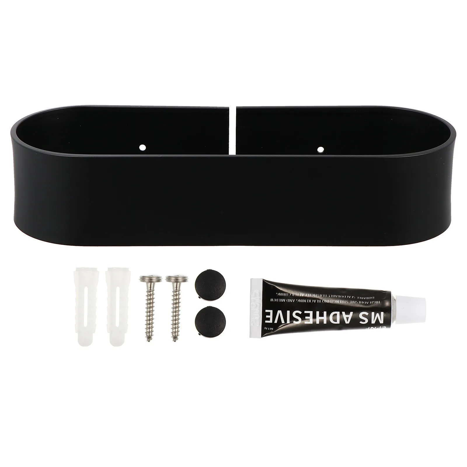 

1Pcs Punch Free Wall Storage Rack Space Aluminum Metal Shelf for Kitchen Bathroom Shower Waterproof Wall Storage Shelf Rack