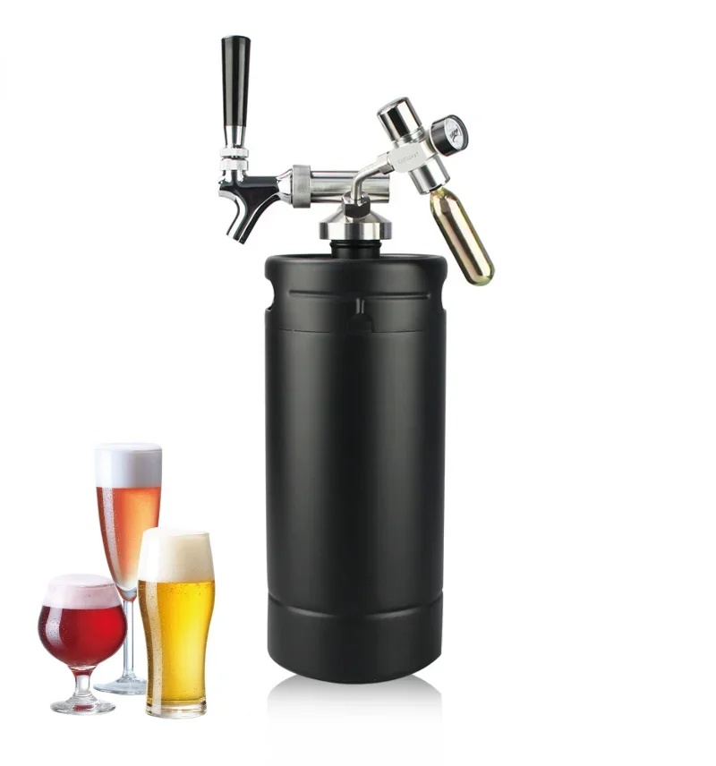 Professional Production Beer Keg Draft Beer Growler Brew Barrel Tap Dispenser