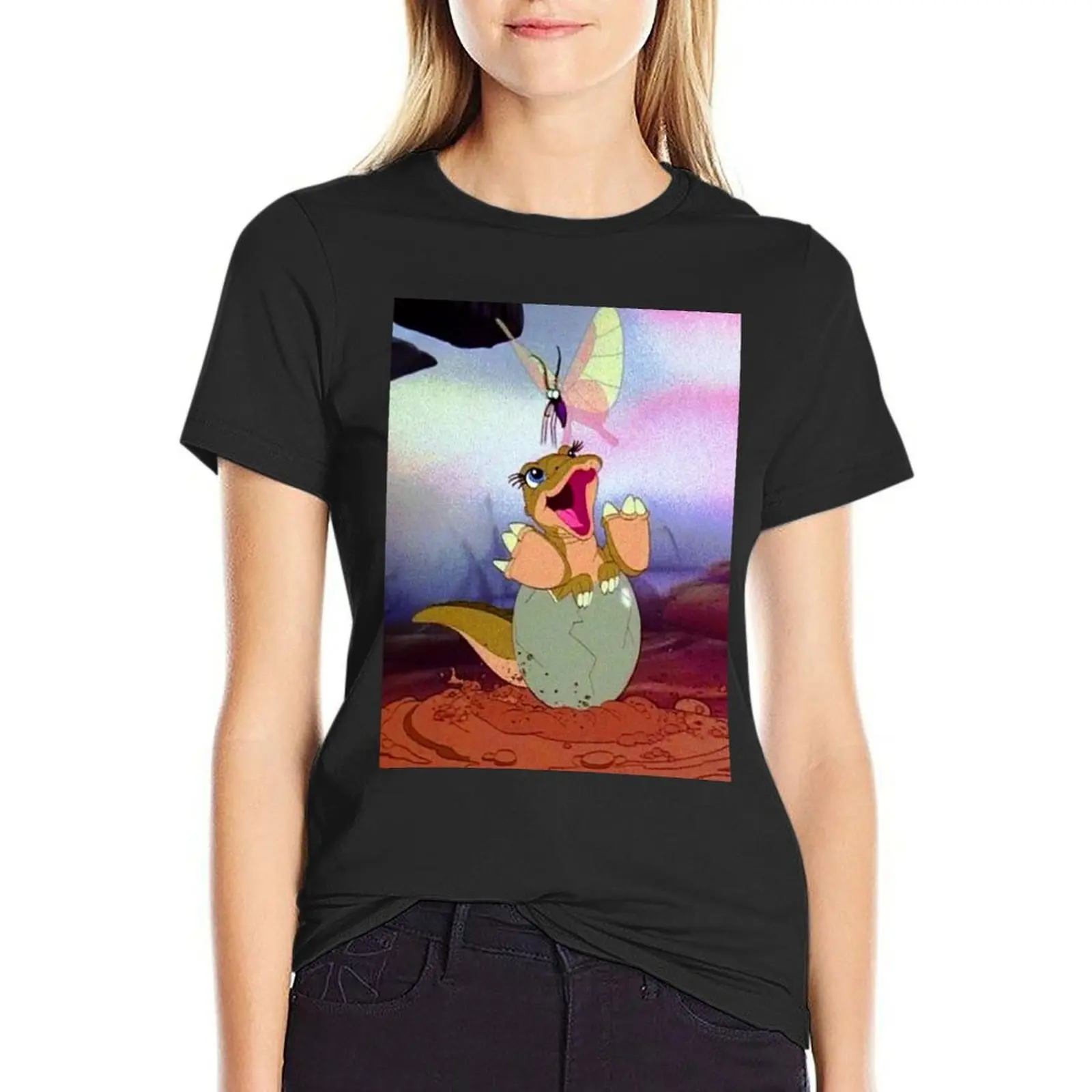 

Land Before Time T-Shirt tees oversized shirts graphic tees heavyweights luxury designer clothing Women