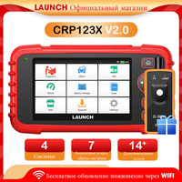 N LAUNCH CRP123X V2.0 OBD2 Scanner Car Code Reader Automotive Diagnostic Tools Autoscanner Auto Scan Tool DIY Free Shipping