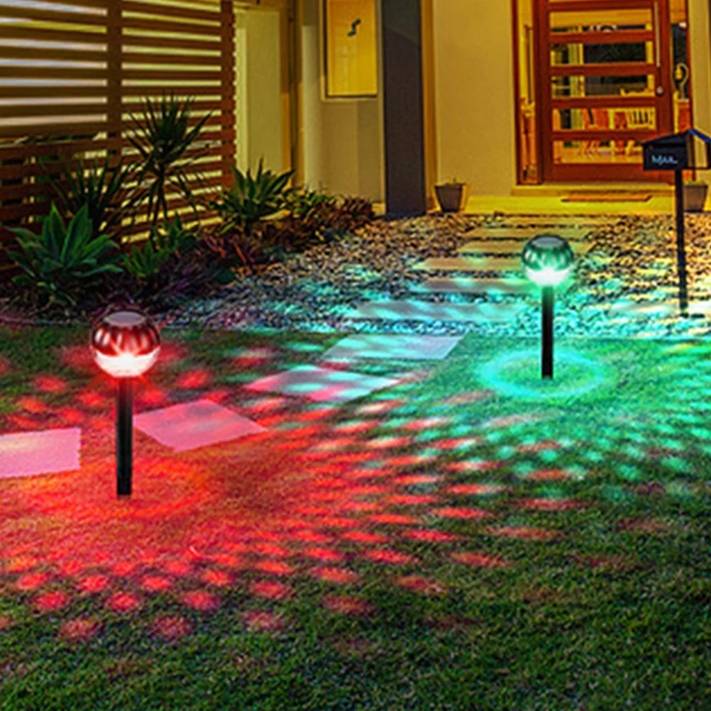 

Solar Lawn Light Outdoor Decorative Lighting Garden Stake Light High Transmittance Waterproof Yard Lights LED Ground Insert