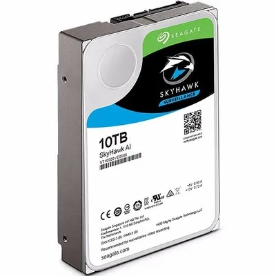 NEW 10TB Seagate ST10000VE0008 SkyHawk AI Surveillance, SATA 3.5