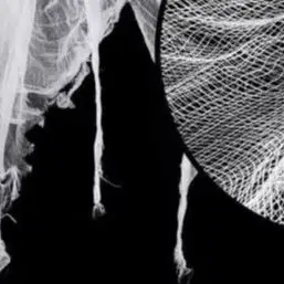 Halloween Gauze Decorations Realistic Fabric Drape Halloween Gauze Decor Blood-red Hanging Cloth Spooky Drape Net for Haunted