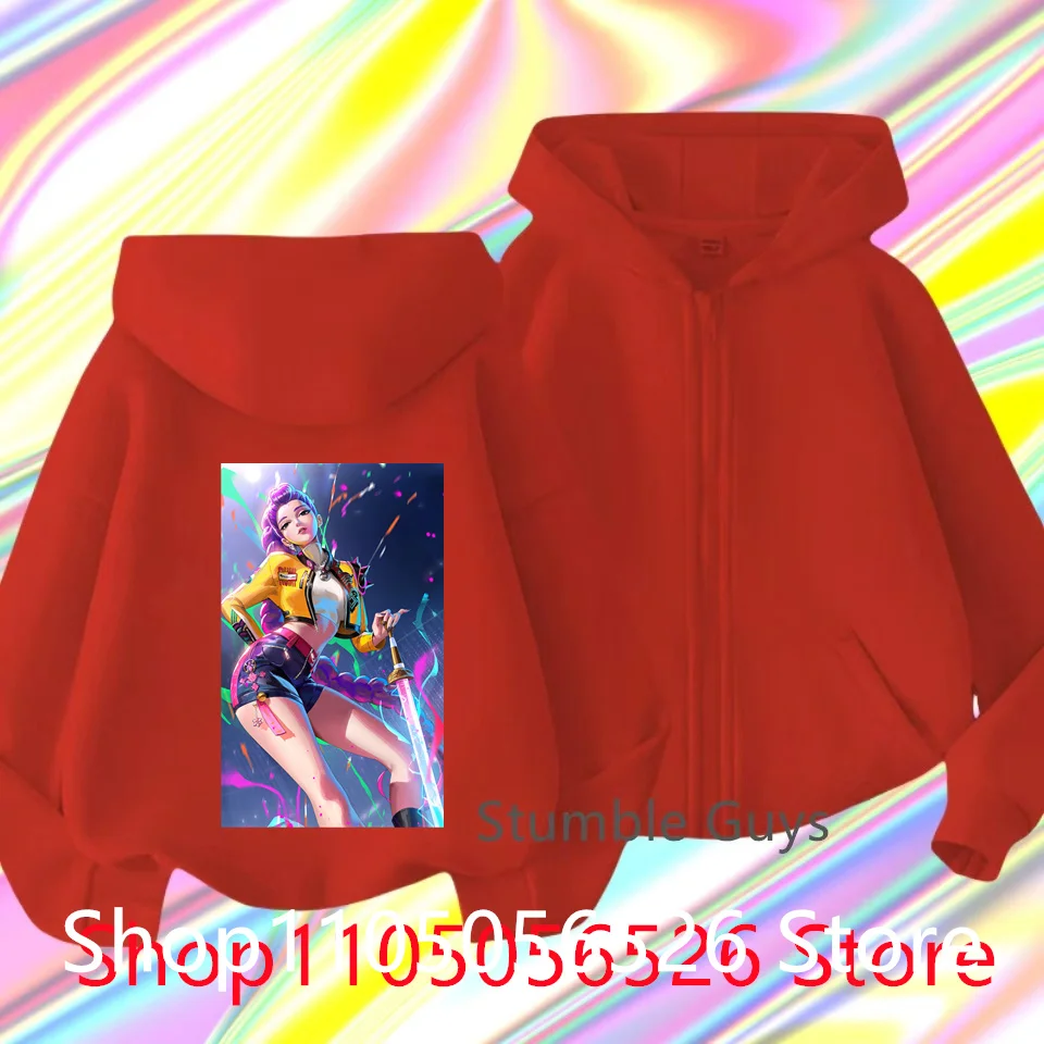 

2025 фильм KPop Devil Hunter мультфильм для девочек и мальчиков толстовка детская корейская модная повседневная одежда с волнистым принтом повседневная одежда для девочек