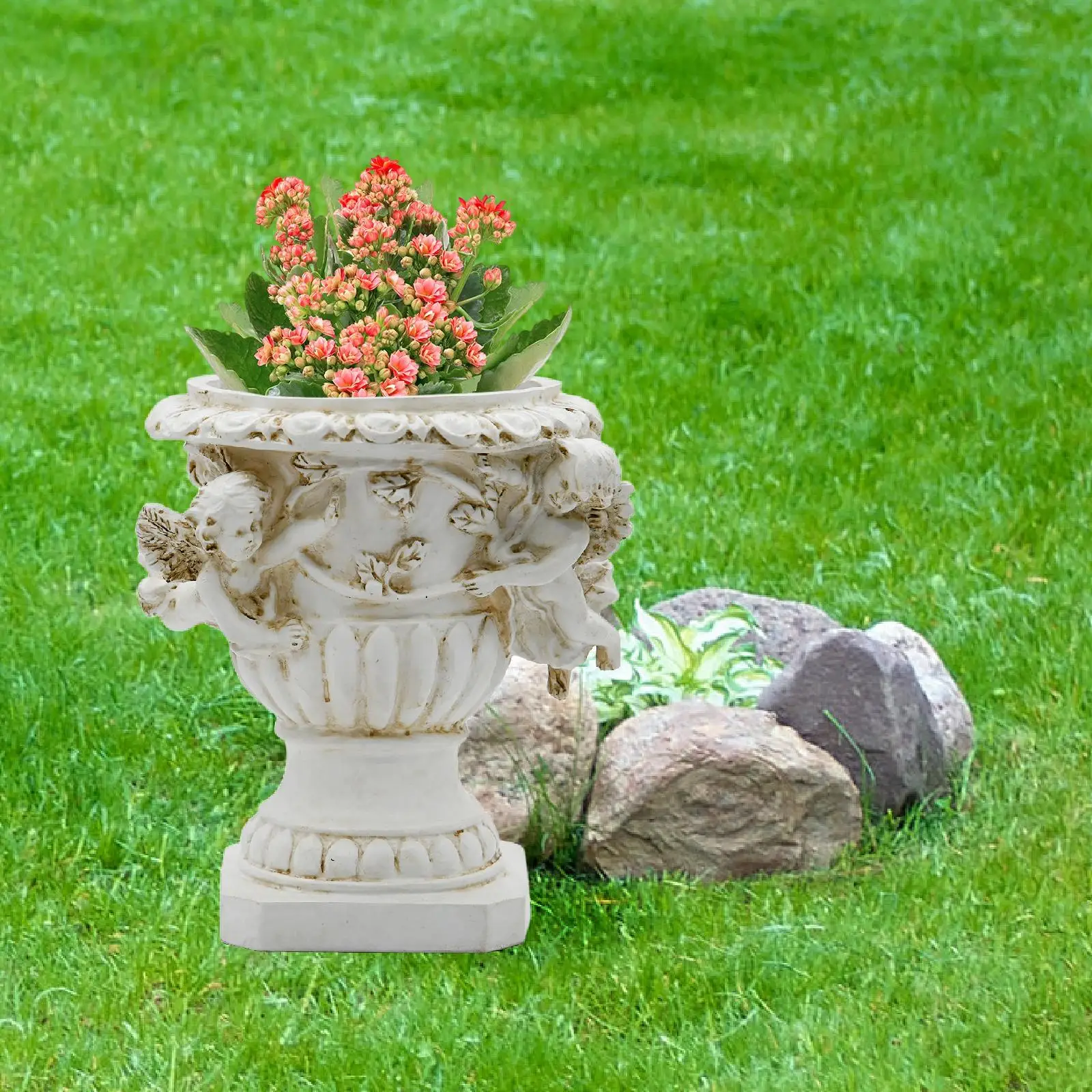 

Angel Flower Pot, Garden Statue, Planter, Angel Pot for Lawn And Patio