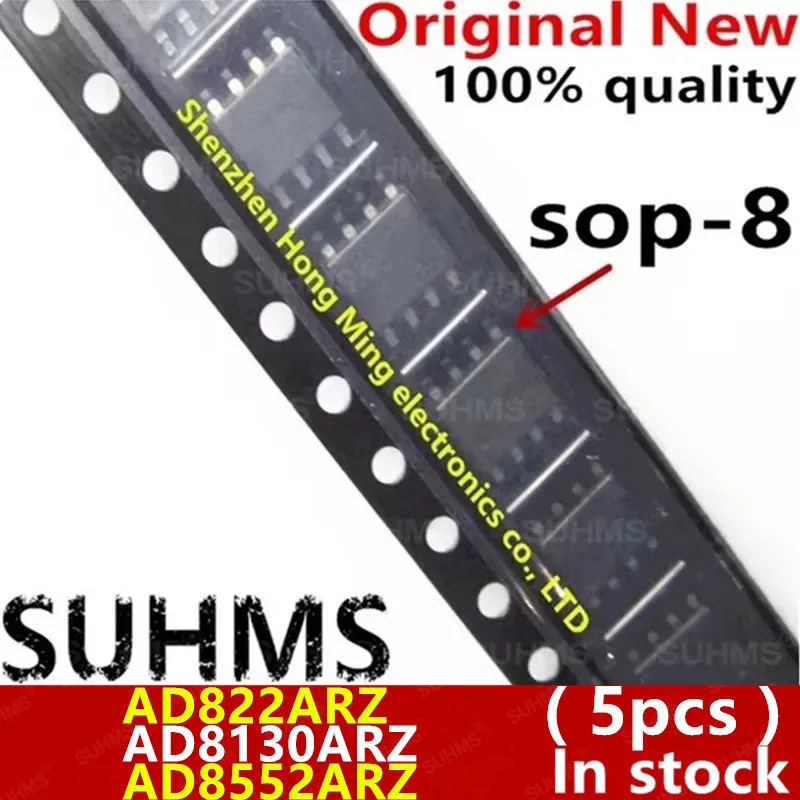 (5piece) 100% New AD8130ARZ AD8130A 8130A AD822 AD822A AD822AR AD822ARZ AD8552 AD8552A AD8552ARZ sop8