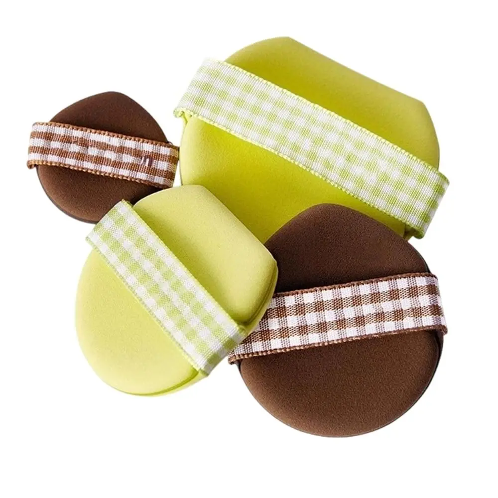 4PCS Super Soft Wet and Dry Makeup Puff Dry and Wet Use Mini Powder Puffs Comfortable Hold Good Resilience Pressed