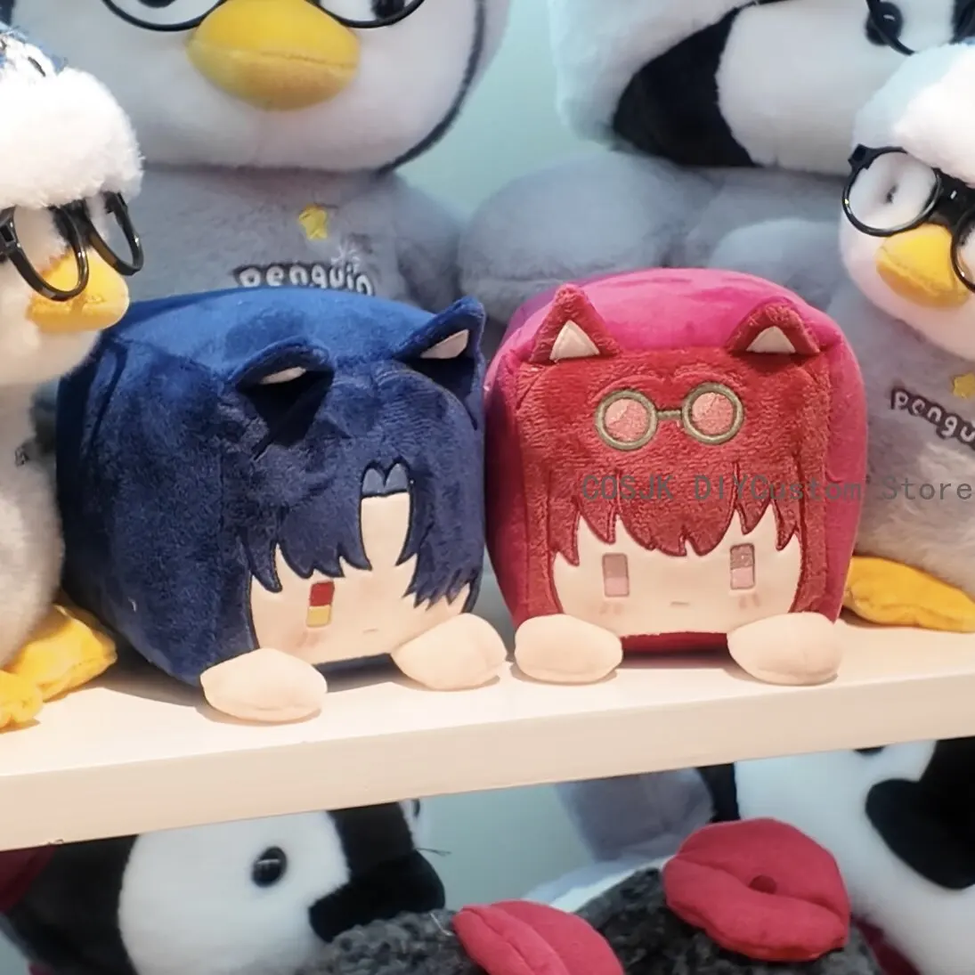 

Game Honkai：Star Rail Phainon Blade Kafka Cute Square Dango Puppet 10cm Funny Plush Pillow Anime Cartoon Props Birthday Gift
