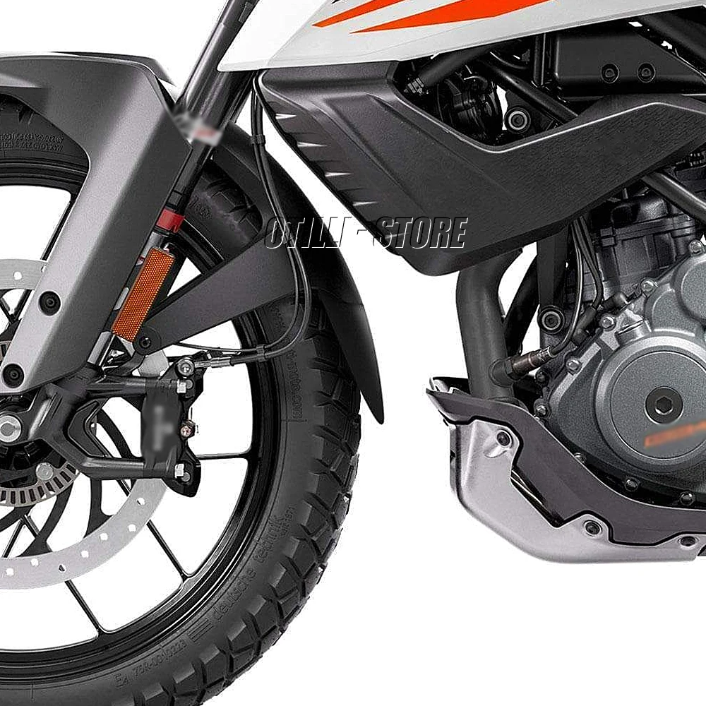 Nuevos accesorios para motocicleta, guardabarros delantero negro, guardabarros contra salpicaduras para 390 Adventure ADVENTURE 390ADV 2020 2021 2022