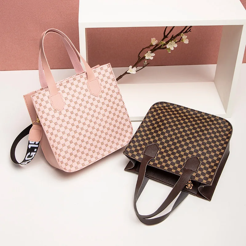 New Minimalist Casual Printed Handbag Hot Selling Diagonal Cross Shoulder Women's Bag