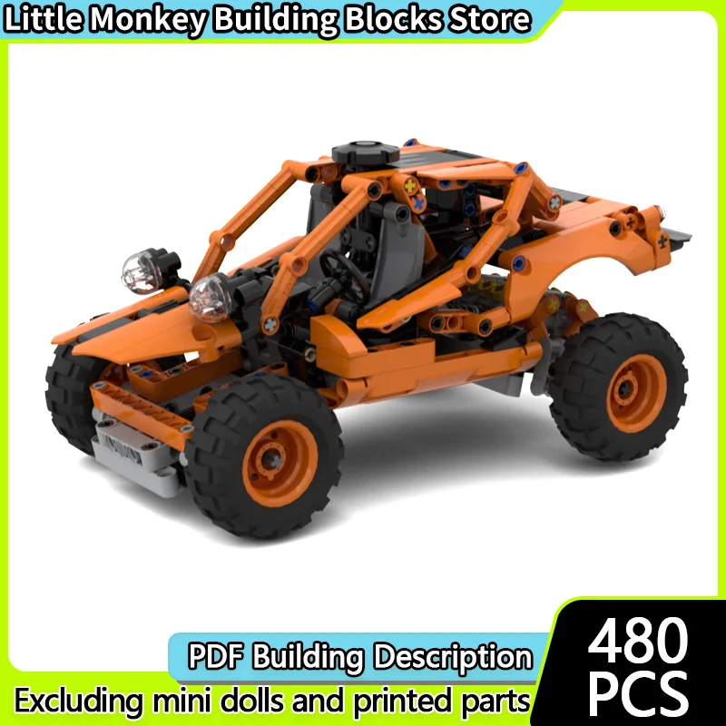 

Speed Racing Car Model MOC Building Bricks Buggy Off-Road Vehicle Modular Technology Children Holiday Gifts Assemble Toys Suit