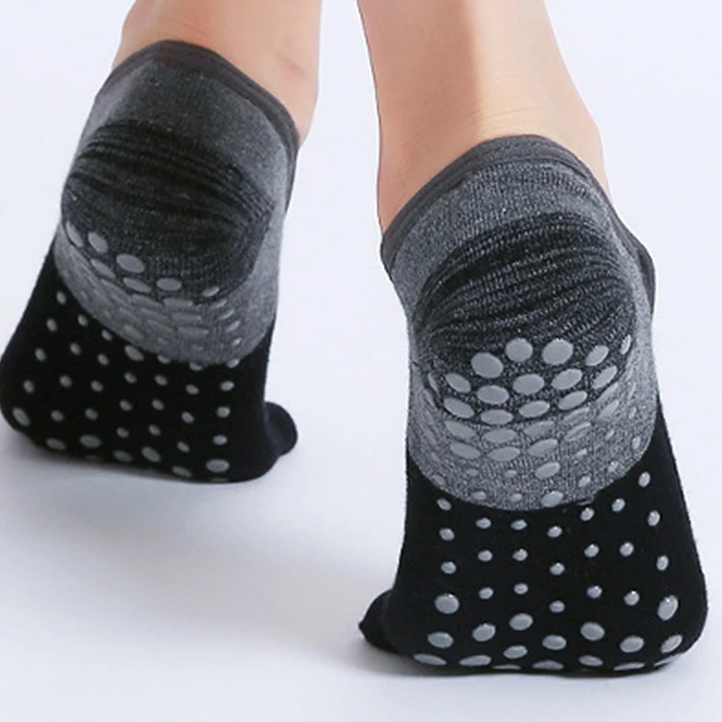 1 Pair Yoga Fingers Socks Anti-Slip Silicone Gym Ballet Sock Women Dance Bandage Ankle Footwear Breathable Cotton Fitness Gym