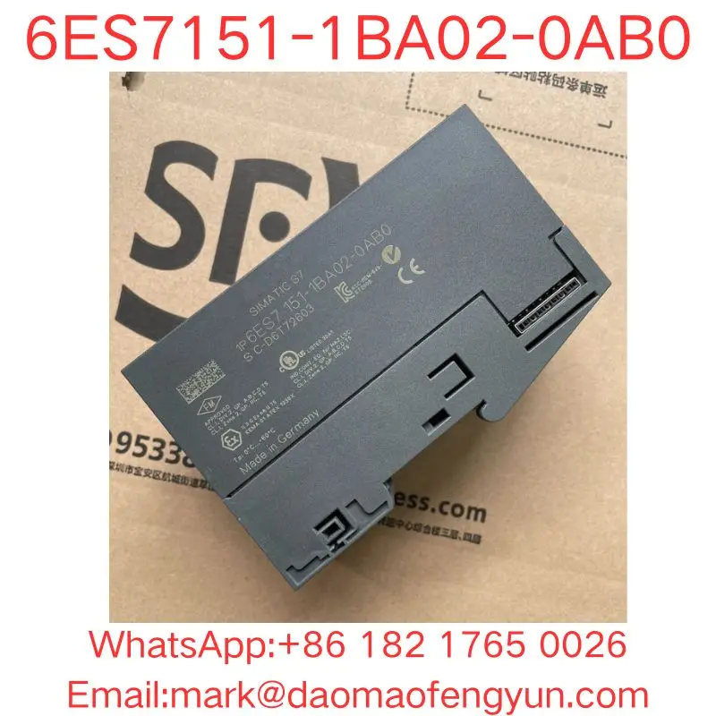 6ES7151-1BA02-0AB0 Used Tested OK In Good Condition SIMATIC DP, Interface module IM151-1 High Feature f. ET200S