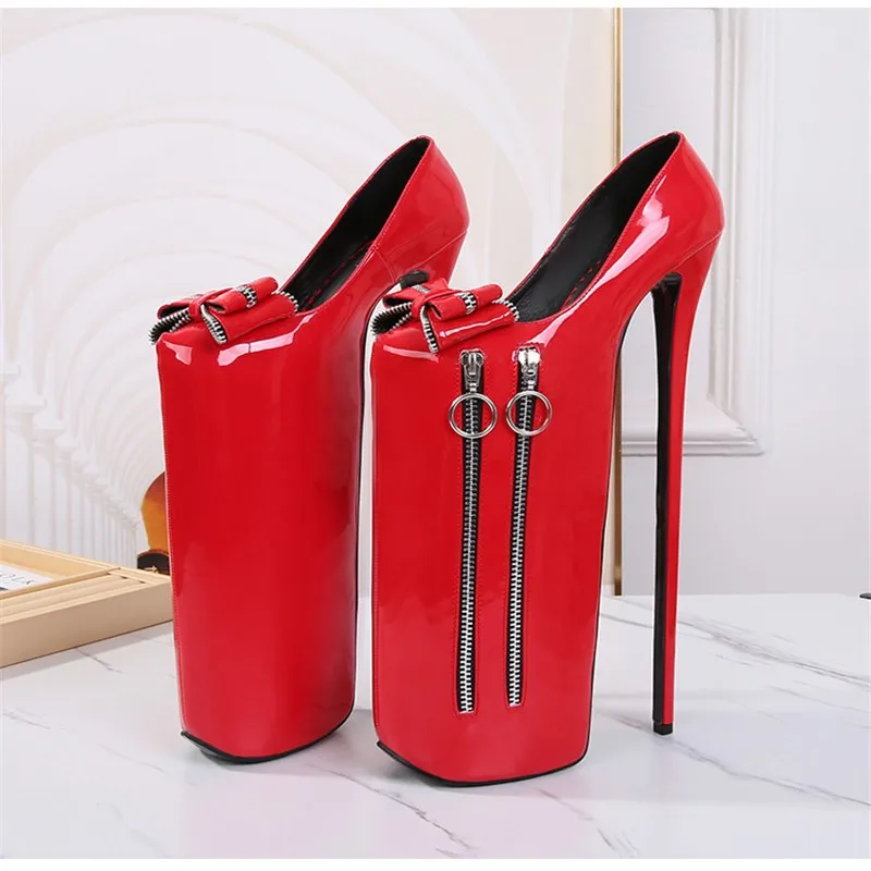 Fetish 30cm Extreme High Heels Sexy Women Sandals SM Cosplay Show Club Party Cross Dresser Drag Queen Unisex Shoes Plus Size 46