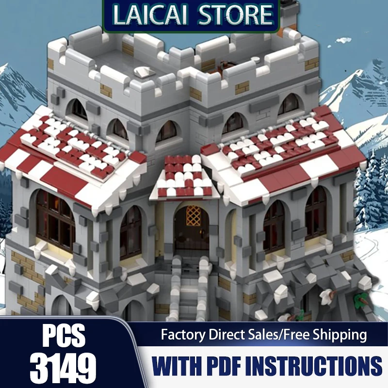 モジュール式都市建築 Moc ビルディングレンガ ヴァンパイアマナーモデル テクノロジーモジュラーブロック ギフト クリスマスおもちゃ DIY セット 組み立て