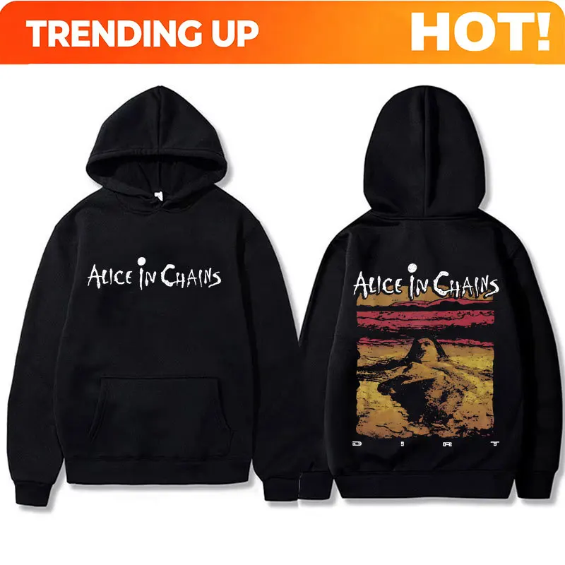 Customization Rock Band Alice In Chains Dirt Hoodie Men Women Clothing Gothic Punk Sweatshirt Male Vintage Casual Pullover Hoodi