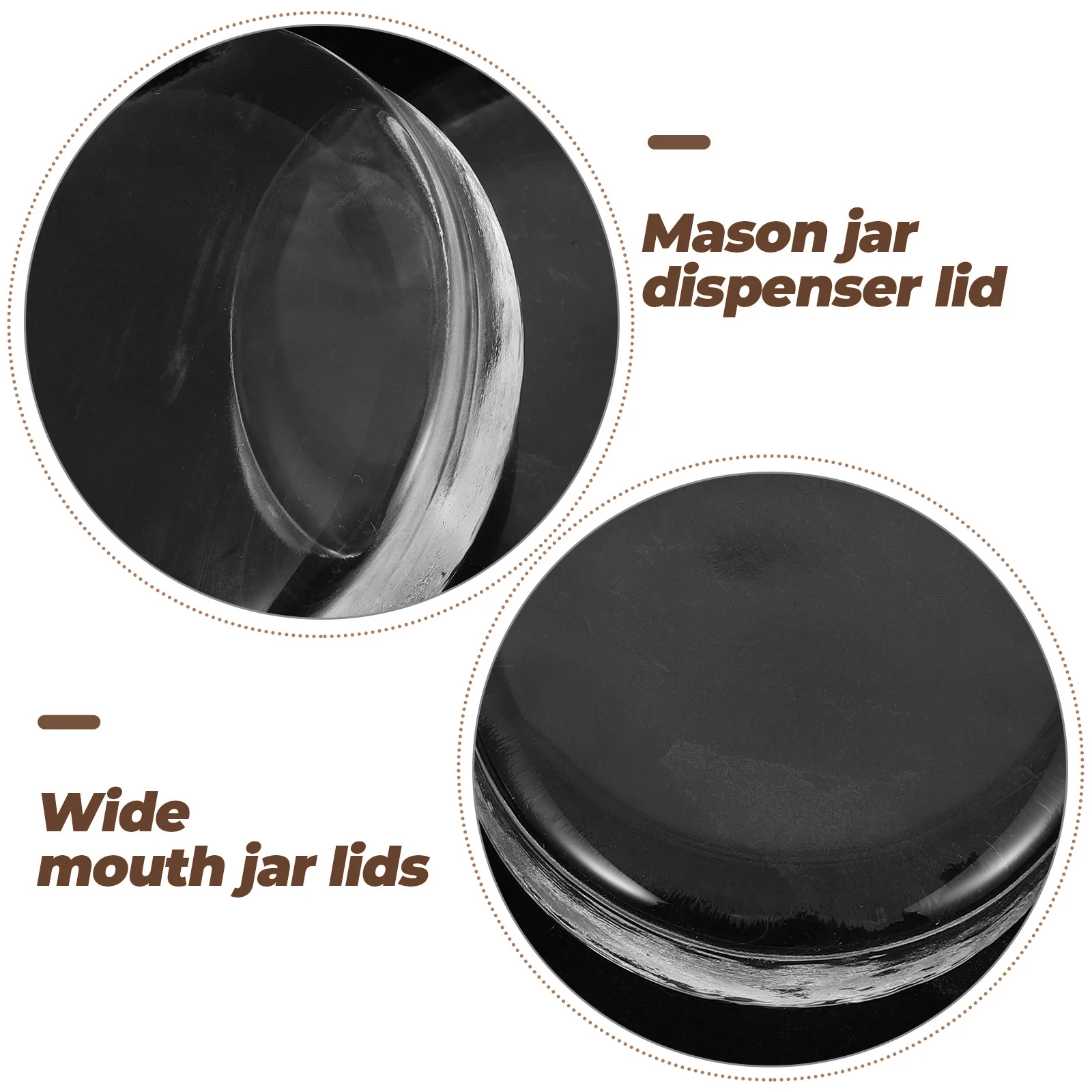 

2Pcs Glass Fermentation Weights Transparent Fermenting Weights for Wide Mouth Mason Jar Pickle Jar Weight