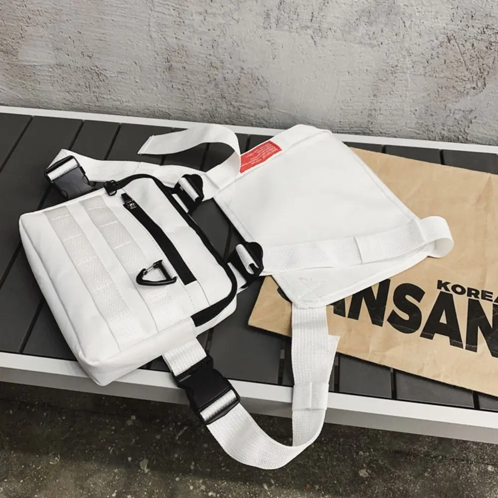 Chest Pocket Chest Front Pack Multi-functional Streetwear Sports Vest Bag Lightweight Water Resistant Running Vest Bag Cycling