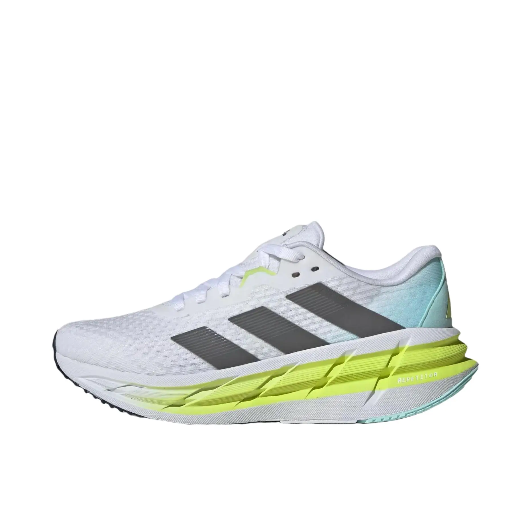 Adidas Adistar 3 Women's Off-White Chalk White Mauve Anti-slip Cushioning Mesh Low-top Lace-up Casual Running Shoes IH7651