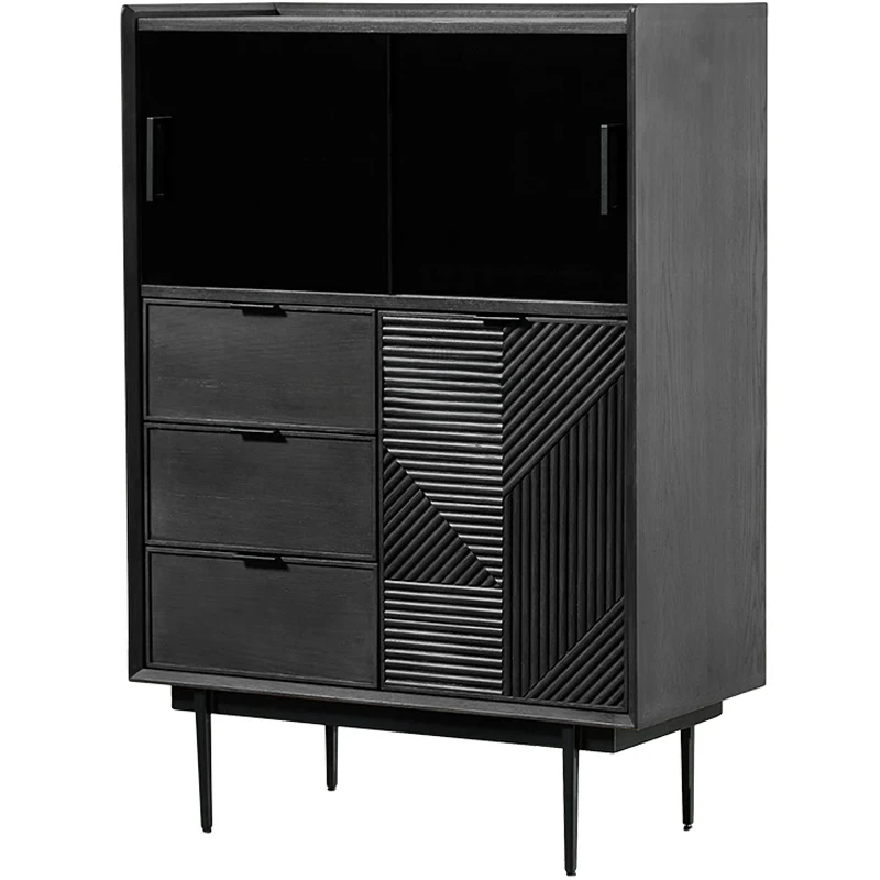 

Средневековый ретро шкаф-ведро из цельного дерева у настенного шкафчика, многофункциональный комбинированный шкаф-ведро, боковой шкаф