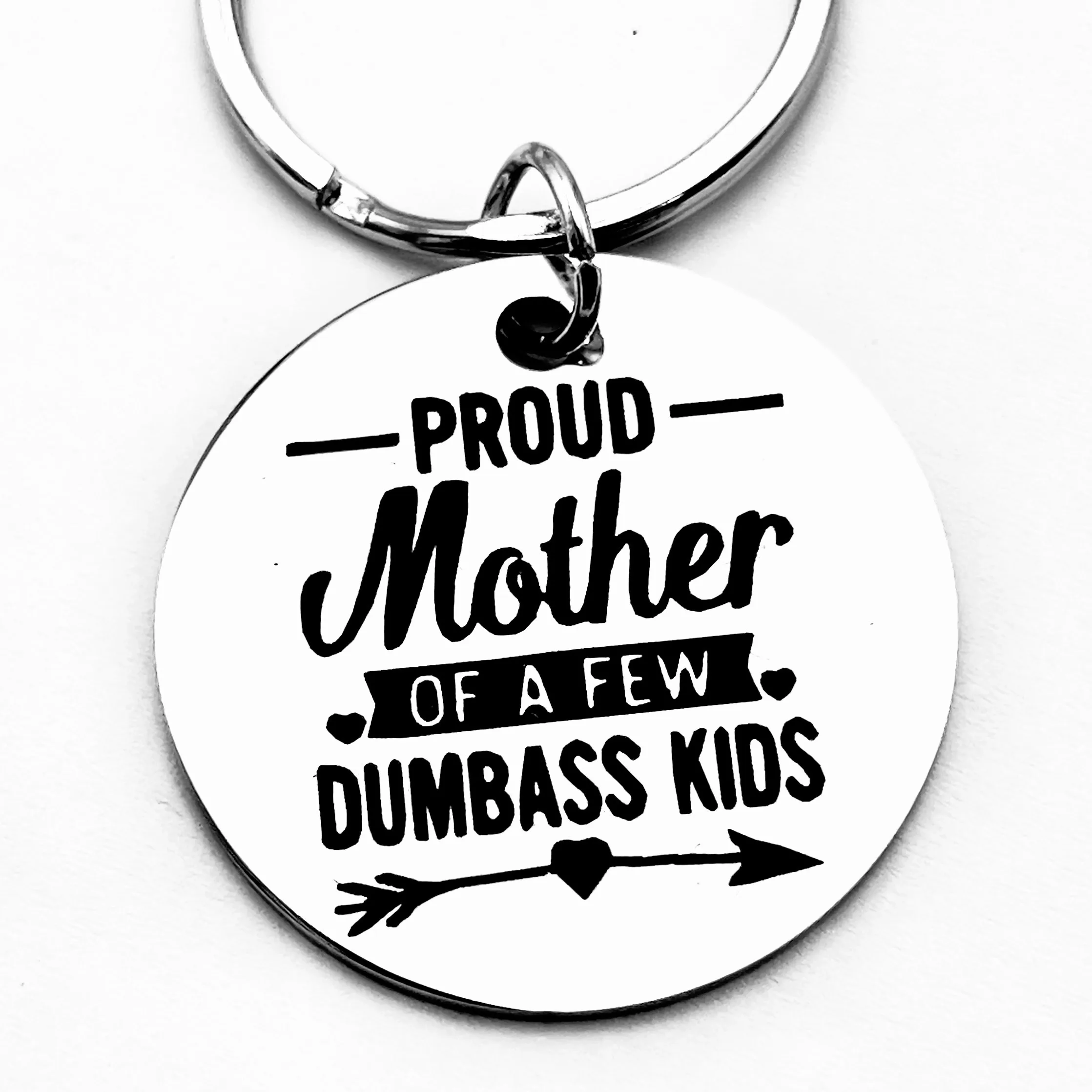 Llavero de 1 pieza de madre orgullosa de unos pocos niños, el regalo perfecto para la madre, exprimiendo el amor y el calor hacia la mamá