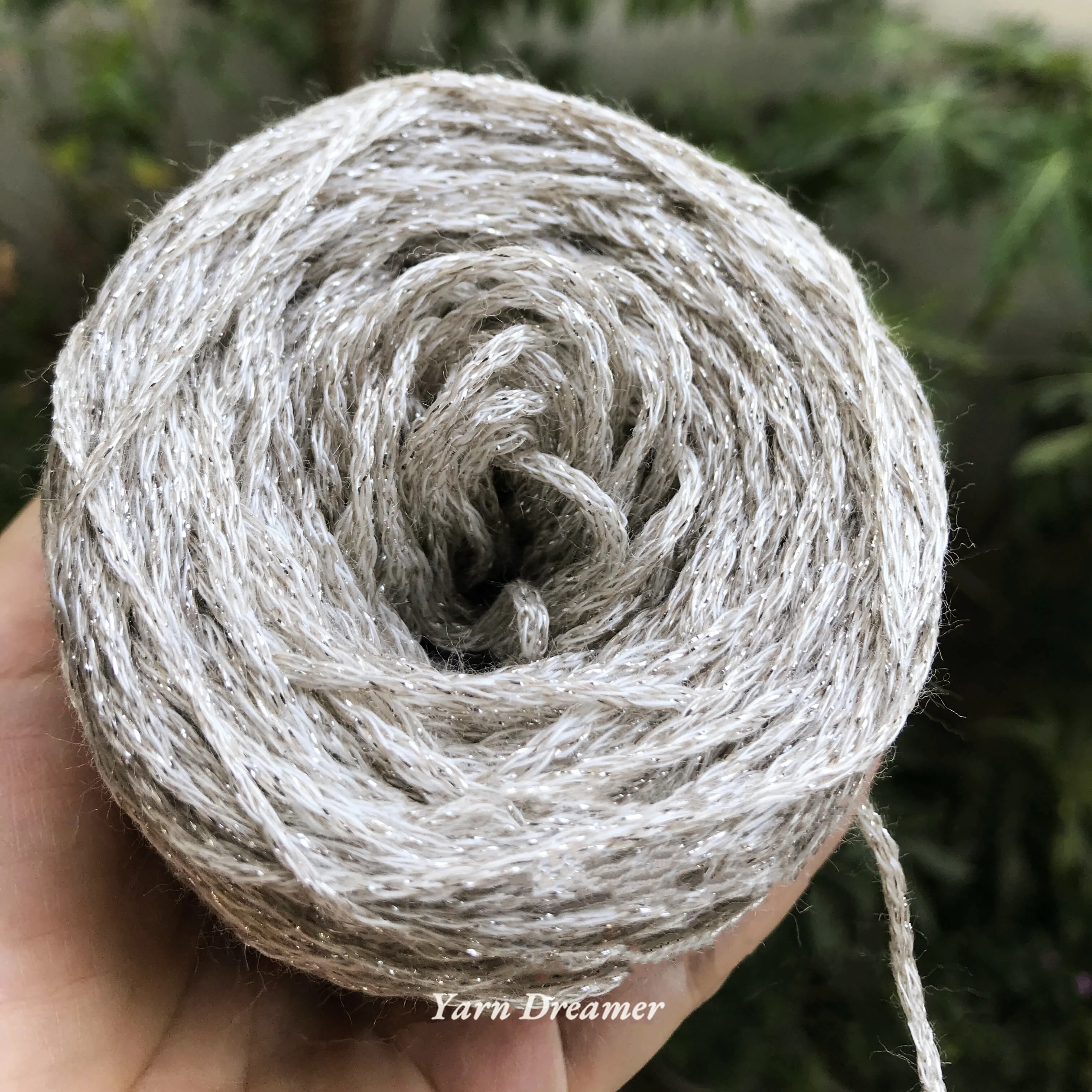 

3 Colors Crochet Thread Glitter Yarn for Crochet Accesorios Hollow Yarns Craft supplies Bear Knitting Yarns