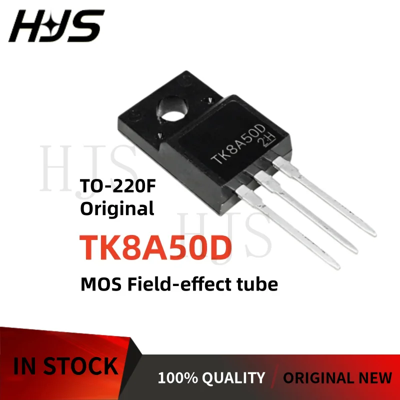 10/20PCS original imported TK8A50D K8A50D TO-220F 8A 500V N-channel MOSFET Field effect tube