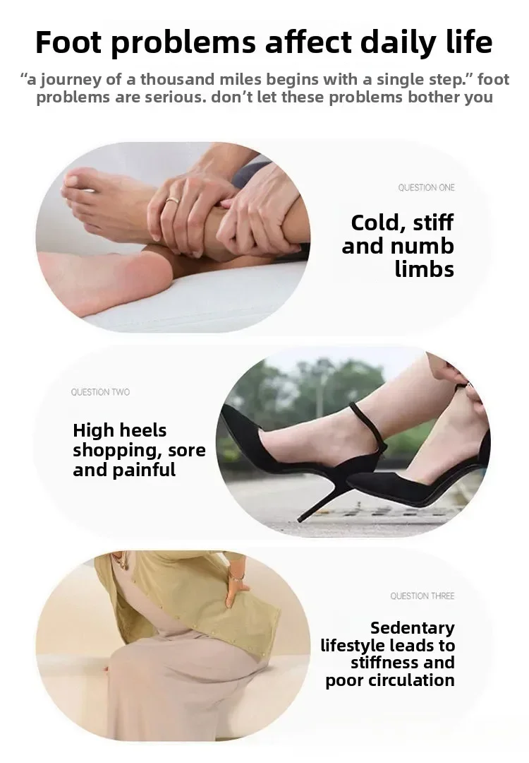 New 28 Magnets Qi and    Circulation Machine High Frequency Double Helix Vibration Foot Health Massager