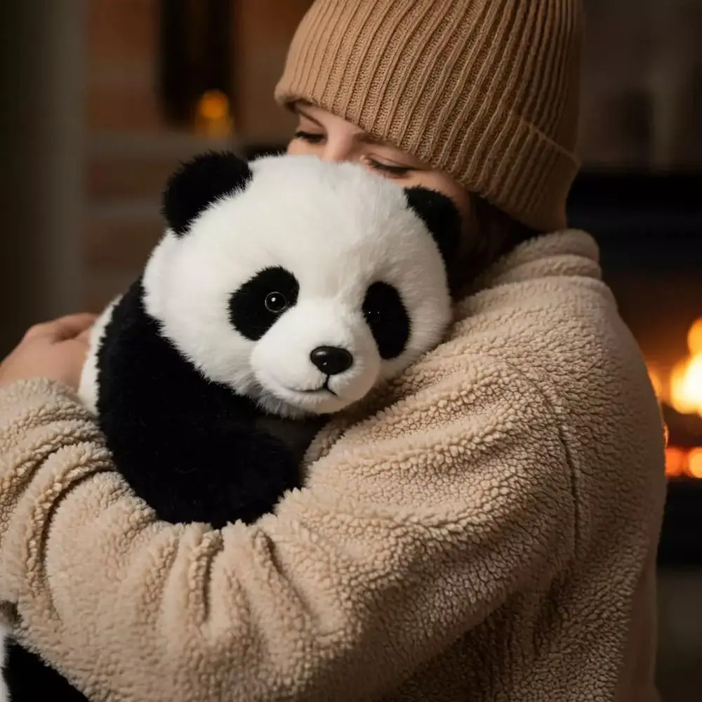 Panda Hugmotion You Emotional Engine Plushtoy que te abrazos hacia atrás Panda Plushtoy para soporte emocional Panda Plush Toy