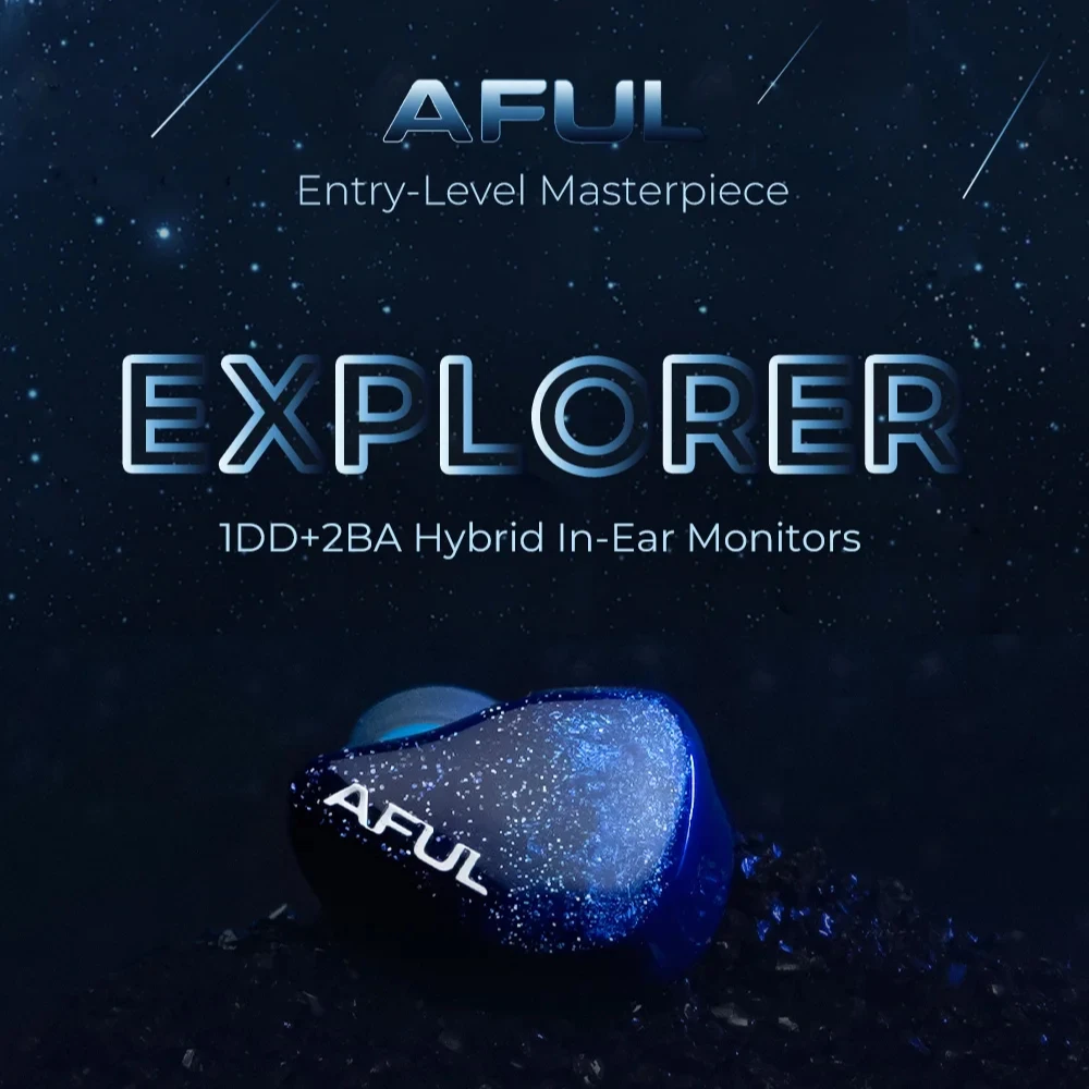 AFUL Explorer IEMS 有線ハイブリッドイヤホン-1DD+2BA、重低音のためのハイブリッドインイヤーモニター |   パフォーマー5 パフォーマー8 マジックワン